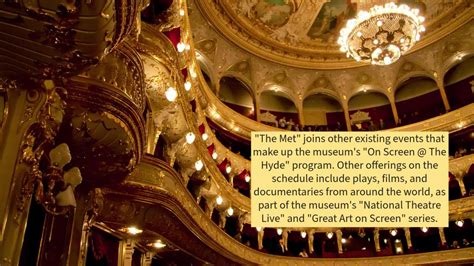 Hyde Collection brings Met opera to Glens Falls